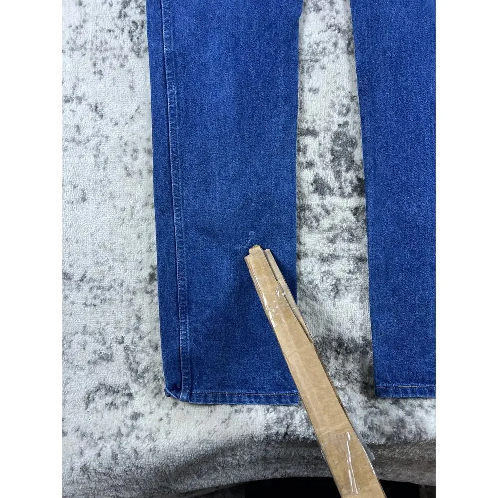 Wrangler Jeans Mens 30x36 Blue Cowboy Cut Original Fit Denim Western Workwear